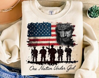 American Flag Cross, Patriotic Sublimation Design (PNG)