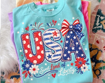 USA Sweet Land of Liberty Patriotic PNG (Digital Download)