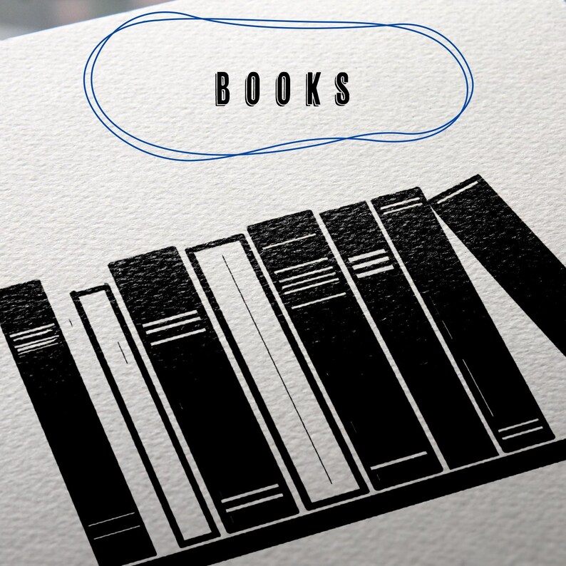 15 Books SVG Books SVG Bundle Books Silhouette Books Cut File Book Club ...