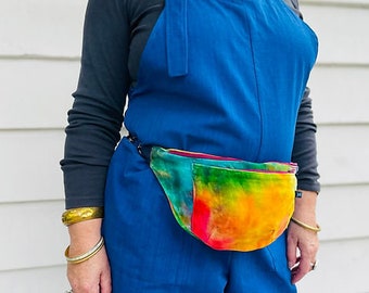 Bum Bag Rainbow velvet