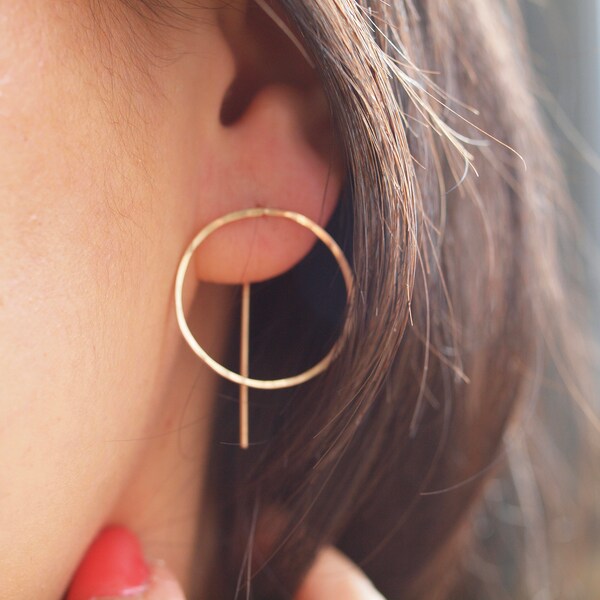 Cradle Hoop Earrings