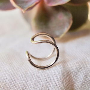 Boucles d'oreilles sans piercing, argent sterling, fait main