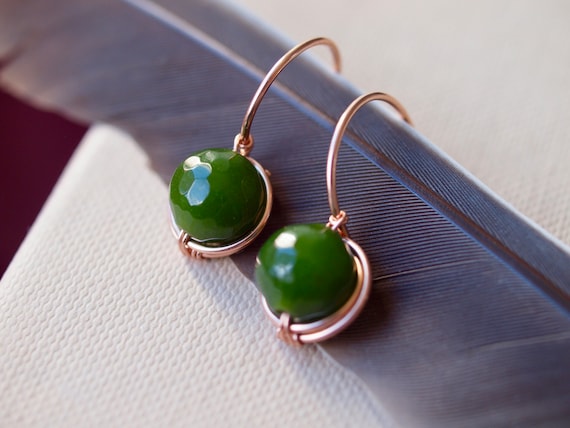 Etsy jade earrings deals