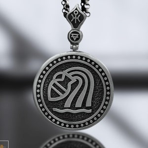 Aquarius Zodiac Necklace – Double-Sided Sterling Silver Pendant with Horoscope Symbol & Constellation – Handmade Astrology Gift