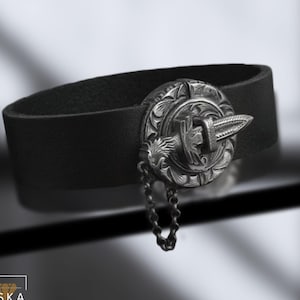 Handmade jewelry Silver Black and Brown Leather Men Bracelet,Leather Bracelet Gift for him, Boho Cuff  Leather Bracelet Gifts
