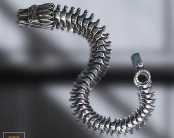 フローラルスターリングシルバーカフブレスレット：テクスチャード