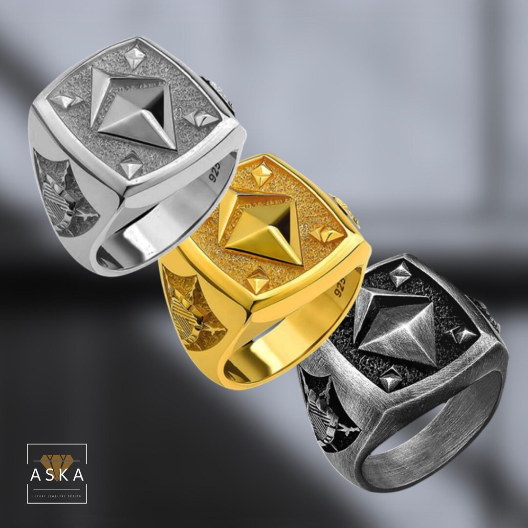 イーサリアムシグネットリング：925スターリングシルバーの暗号ジュエリー - Etsy 日本