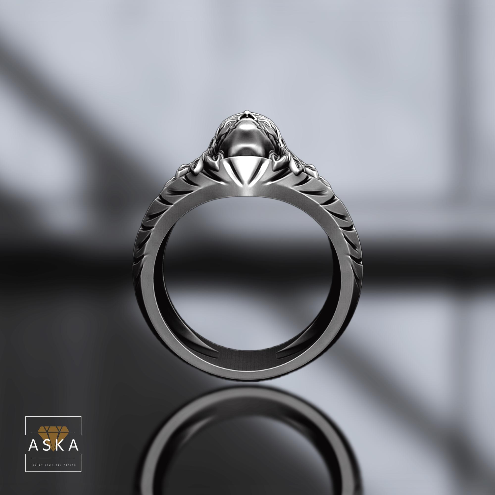 Handmade Sterling Silver American Indian Chief Ring: Native 