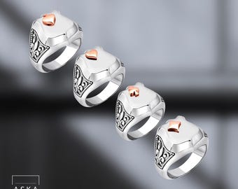Sterling Silver Spades Ring: Poker Player Jewelry Gift