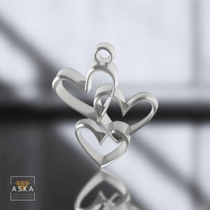925 Sterling Silver Heart Necklace – Minimalist Heart Pendant – Gift for Her – Mother’s Day Jewelry – Elegant Silver Necklace