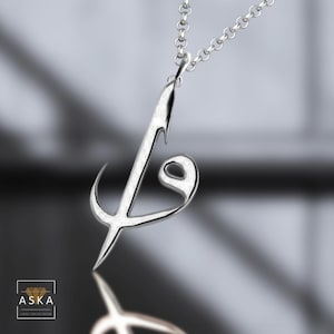 Islamic Elif Vav Necklace 925 Sterling Silver, Quran Jewelry, Gift For Muslim Necklace, Arabic Charm, Religious Jewelryi Gift For Her