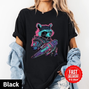 Rocket Raccoon Comfort Colors T-Shirt: Guardians of the Galaxy Vol. 3