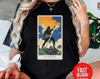 Black Panther Tarot Card Shirt: Comfort Colors Unisex Tee