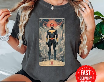 X-Men Cyclops Tarot Card Shirt: Comfort Colors Unisex Tee