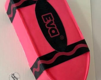 Crayon Edible Cake Topper-  Sugar Sheet – Crayola Cake Decoration