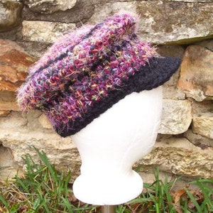 Make Newsboy and Beret Hats Crochet Pattern Multi Variations and Sizes Permission to Sell Finished Items image 1