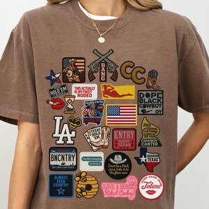 Comfort Colors® • ALL TOUR en 1 • Résumé, chemise CT cowboy vintage, t-shirt bébé Western Y2k, t-shirt bachelorette western, chemise cowboy rétro