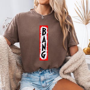 Comfort Colors® •BANG• Vintage Cowboy T-Shirt, Western Y2k Baby T-Shirt, Western Bachelorette T-Shirt, retro kowbojska koszula, kowbojka T-shirt