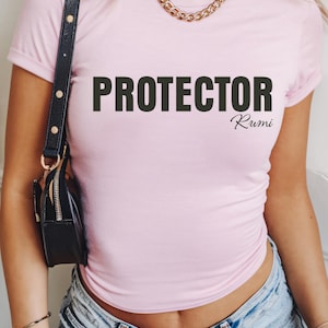 vintage PROTECTOR Rumi Cowboy Concert T-shirt, haut court western, t-shirt western bachelorette, chemise de cowboy rétro, haut court, chemise de concert