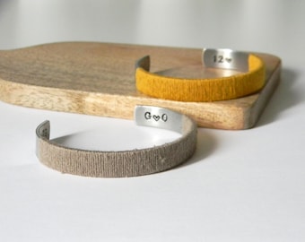 Seidenarmband. 4. oder 12. Hochzeitstag. Geschenk für Frau, Mann, Paar.