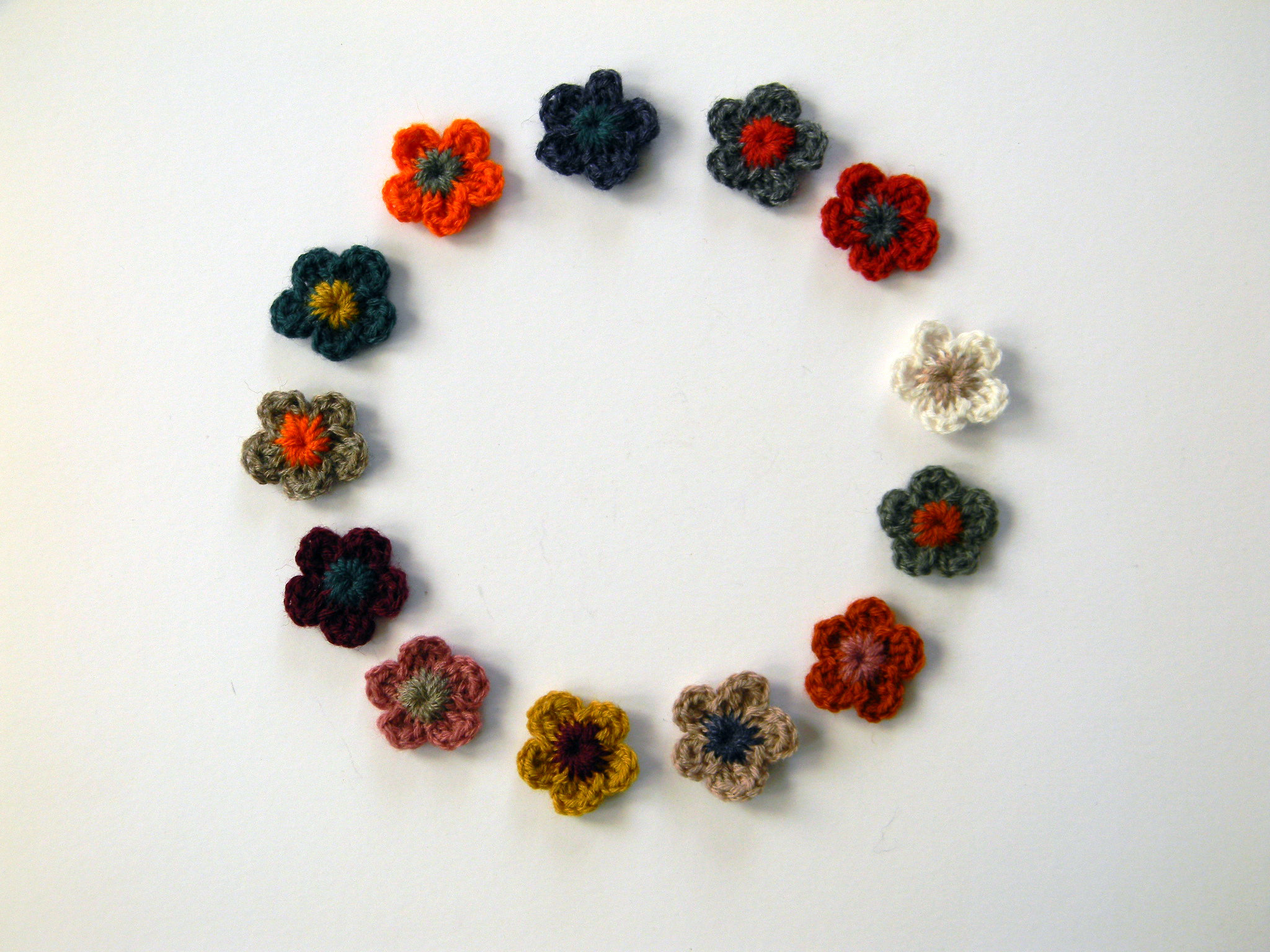 Men lapel flower pin. Wool boutonniere. Buttonhole brooch. Made in Italy.