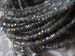 LABRADORITE Rondelles Beads, Luxe AAAA, 3 mm, 1/2 Strand, Silver Gray Grey, tons blue flashes neutral top solo 