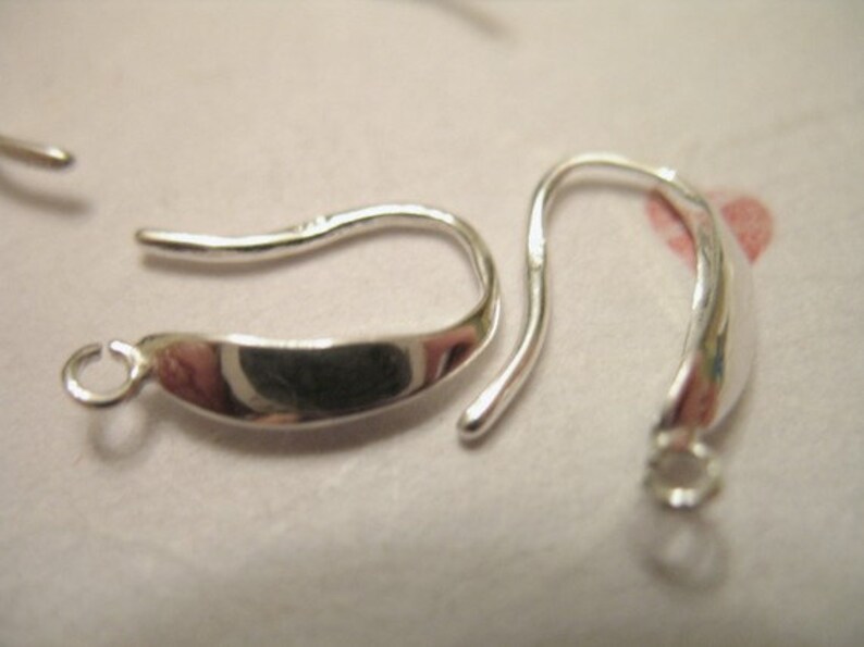 125 Pairs Sterling Silver French Hook Earring Earwires Ear Etsy