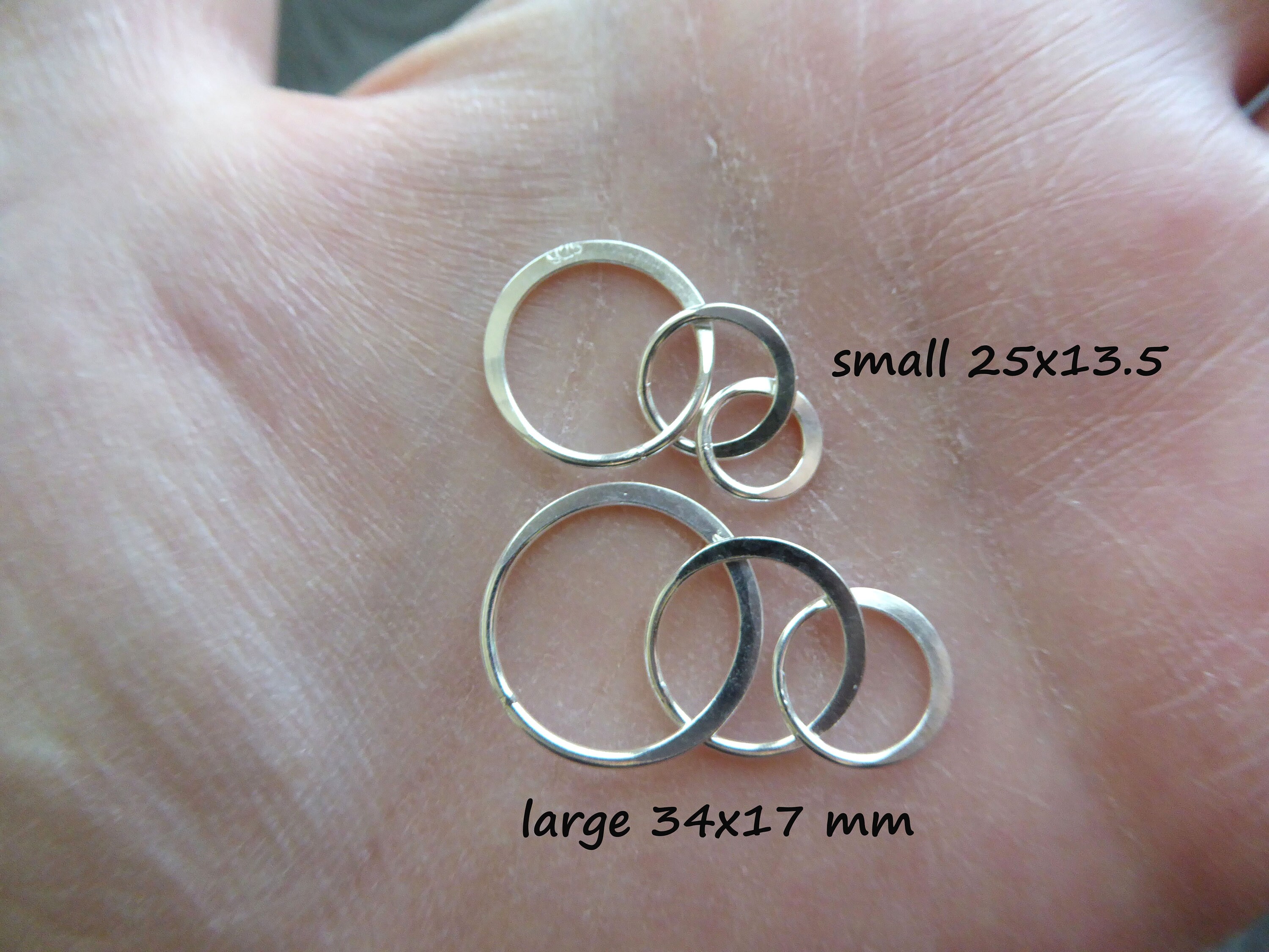 CIRCLE LINK Connector Jump Ring / 5 Pieces/ 8 10 15 20 Mm