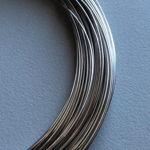 Sterling Silver Wire, 24 gauge ga g, dead soft or half hard, round, wholesale wire  WSS24 w26 hp