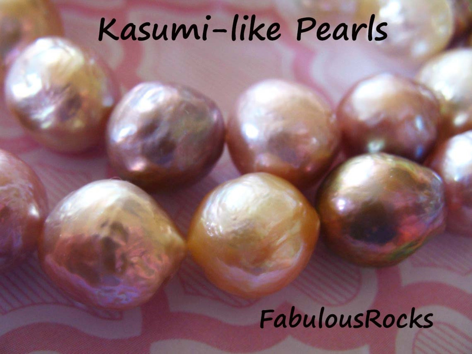 KASUMI Pearls Ming Pearls Edison Pearl 10.511 Mm Lilac Peach Etsy