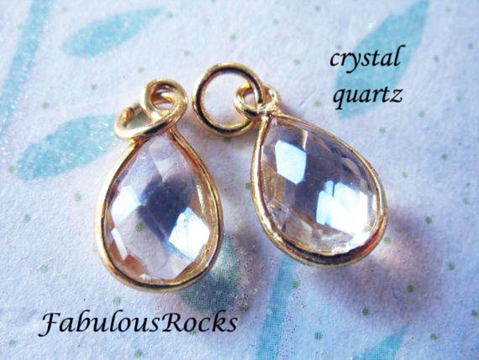 1100 Pcs / Gemstone Pendant Charm Teardrop Tear Drop Bezel Etsy