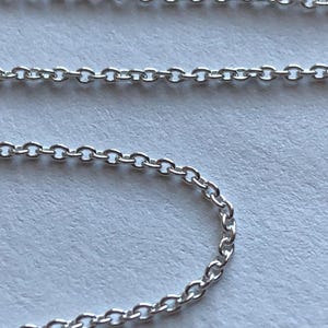 Silver Chain, Round Cable Chain, 1.5x1.1 mm, 925 Sterling Silver 10-35% less wholesale for necklace jewelry petite  SS..S66..hp