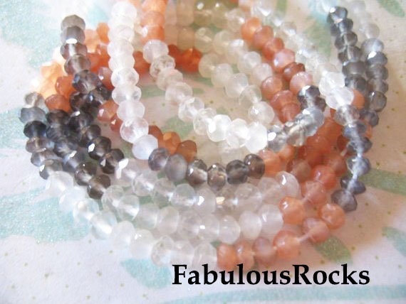 Natural Moonstone Beads, 27.33 gram – Natural Earth Gems LLC