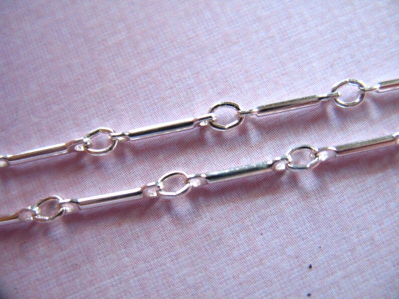 14k Gold Filled Chain by the Foot BAR LINK Necklace Chain Etsy
