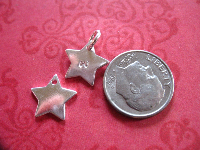 225 Pcs STAR Pendant Charm Metal Blank / Sterling Silver Etsy