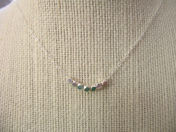 100 perline distanziatrici martellate in argento Sterling 925