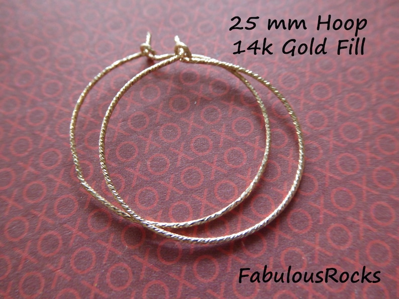 25 pairs 14k Gold Filled Earwires