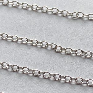 Wholesale Sterling Silver Chain, Necklace Chain, 2x1.6 mm, thick, 10-25% less wholesale chain SS..S206.. hp..