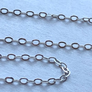1-100 feet / Sterling Silver Chain, 1.5 mm Cable Chain, Necklace Chain, Jewelry Chain Wholesale ss, s88 hp