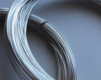 925 Sterling Silver Wire, 26 Gauge, Round, Dead Soft/Half Hard
