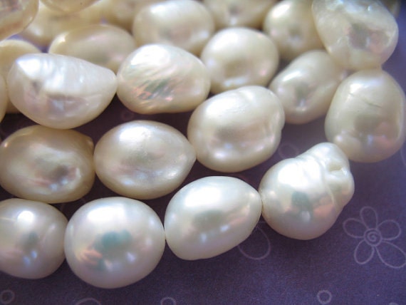 Freshwater Pearls 7-8 mm 12 Strand June birthstone brides bridal rw .pearl 788 Round Pearls Cultured Pearls WHITE Pearls