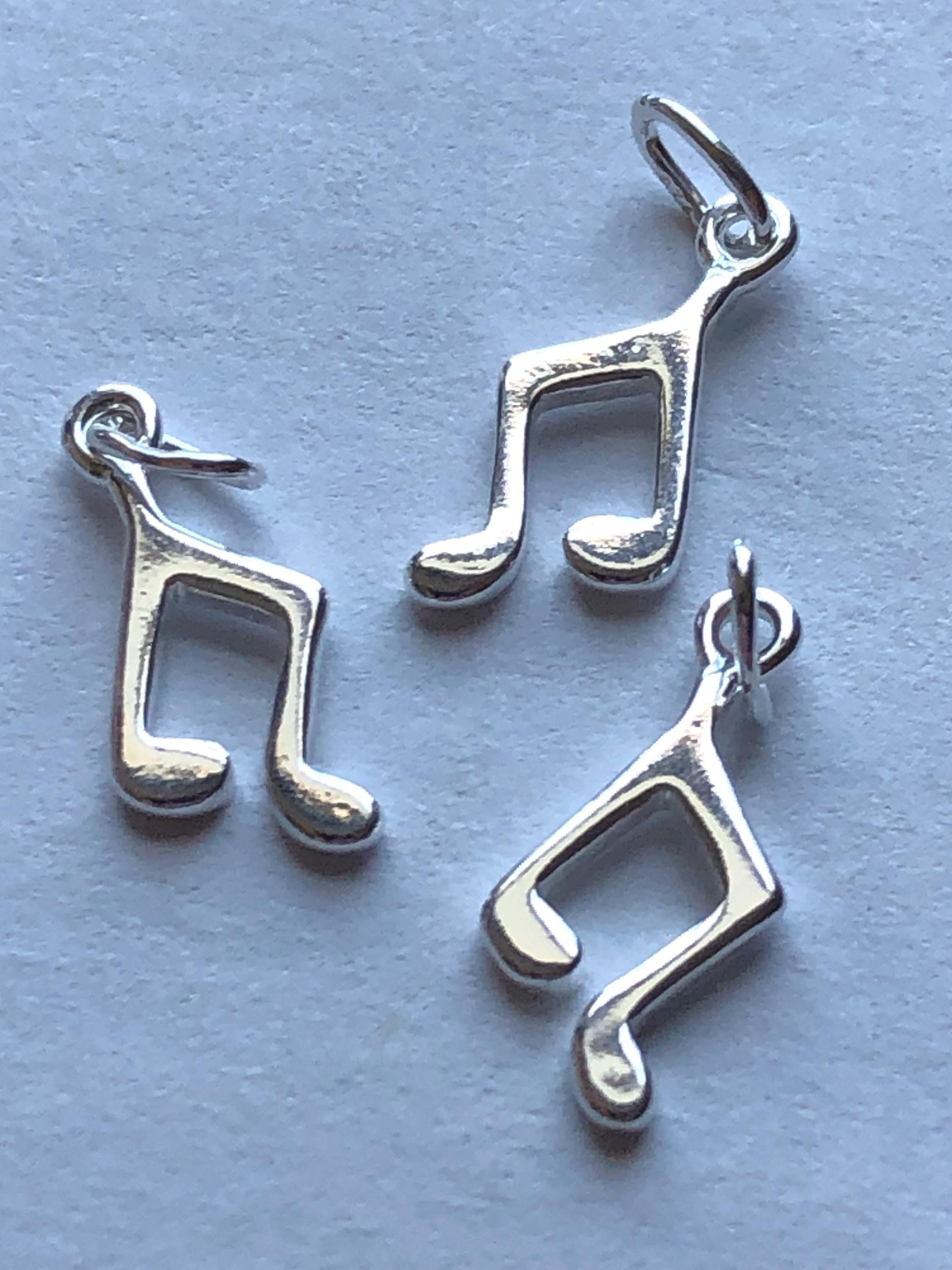 Ciondolo in Argento Nota Musicale - VIRGOLA