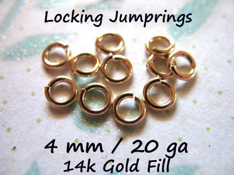 LOCKING Jump Rings Jumpring Jump Locks Jumplocks 4 Mm 10500 Etsy
