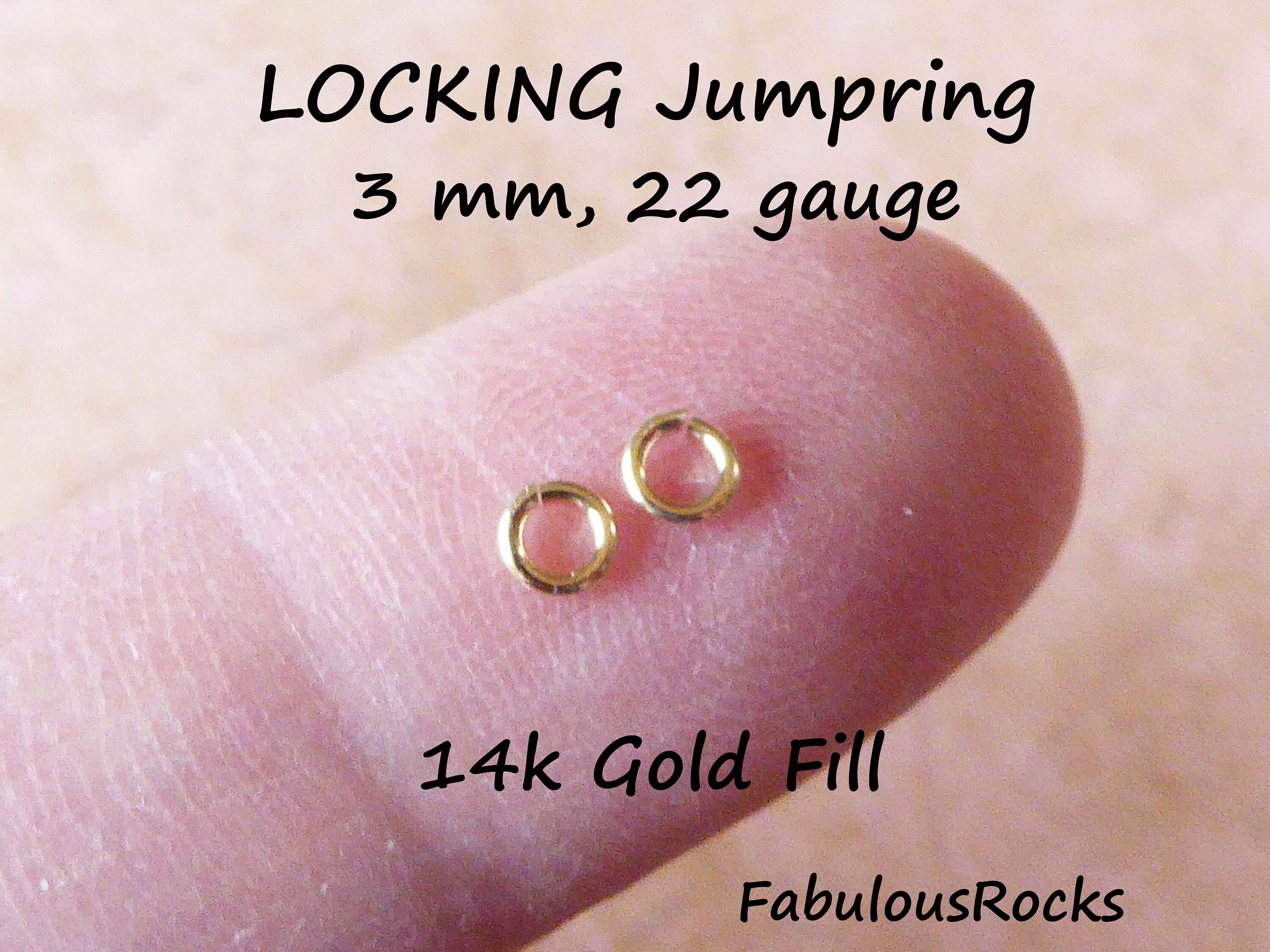 25500 Pcs 14k Gold Filled Jump Rings Locking Jump Rings Bulk Etsy UK