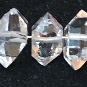 5-100 pcs / 5-7 mm Wholesale Herkimers Diamond Gems Gemstones Nuggets Quartz Crystals / Water Clear Crystal april birthstone healing gem  xs