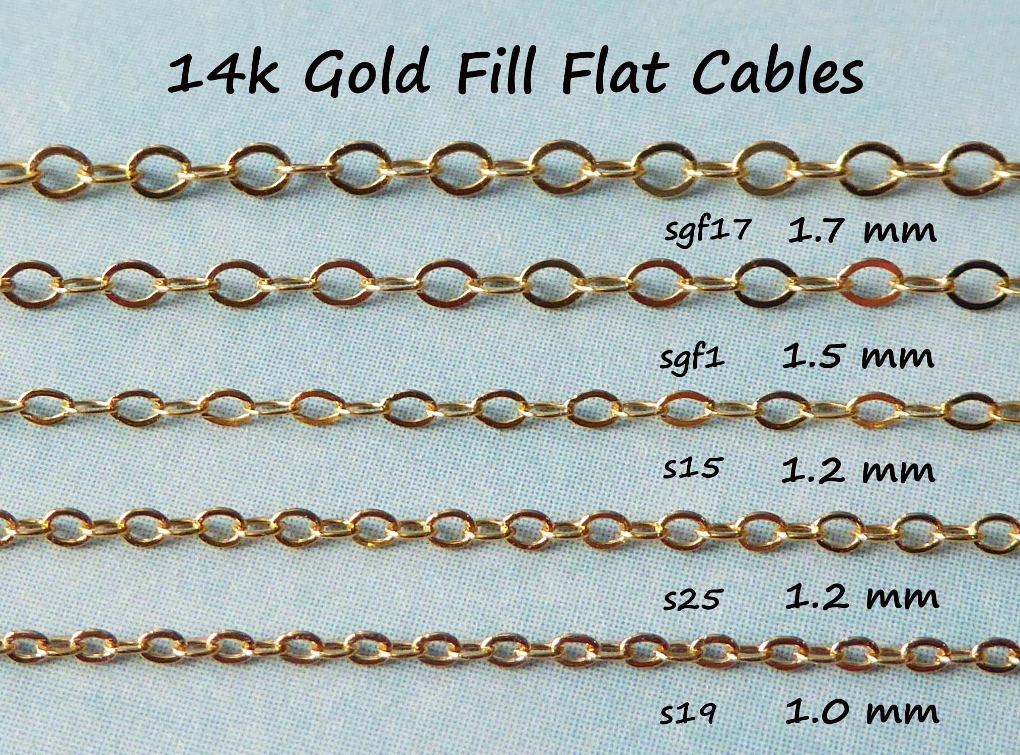 Gold Fill CHAIN 14k Gold Filled Chain Bulk 2.1 Mm Gold Round Etsy