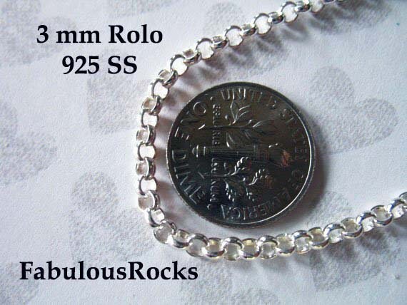 Collier Collier Collier chaîne ROLO en argent 3,0 mm ROLO, chaine tour de cou en argent Sterling 925 SS, gros bijoux approvisionnement, solo de hp MMS M56 épaisseur poids lourd f50054 Collier Collier Collier chaîne ROLO en argent 3,0 mm ROLO, chaine tour de cou en argent Sterling 925 SS, gros bijoux approvisionnement, solo de hp MMS M56 épaisseur poids lourd f50054