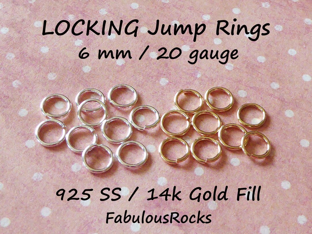 4.5mm 14k Gold Filled Jump Rings, 30 Qty. 22 Gauge Jumprings