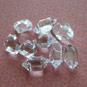 5-100 pcs / Medium 8-10 mm Herkimer Diamonds Nuggets Crystals image 6