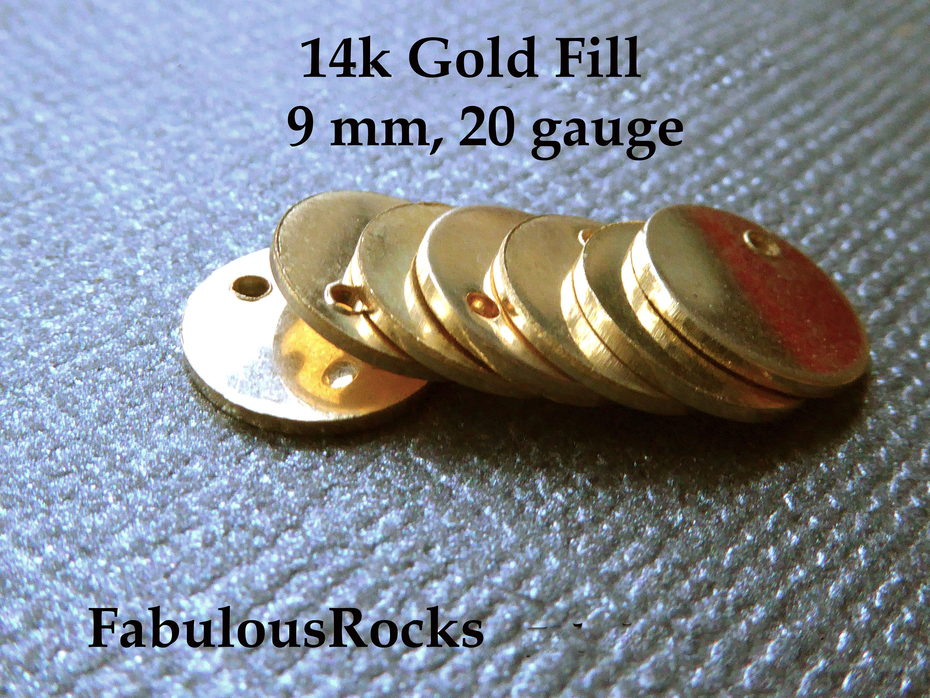 Gold filled stamping blanks wholesale Clearance